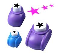 Punches For Paper Crafts,Punching Toy | Comfortable Innovative Stars Shaped Hole Punches - Efficient Travel-Friendly For Kids Boys Girls Children Home Traveling Schools Car Kindergarten