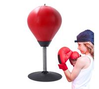 Punching Bag - PVC, 14,57 x 7,09 x 7,09 in Boxing Bag Desktop Boxing Punch Ball | Durable Electroplated Spring Fitness Toy, Stress Relief Sports Equipment For Home, Office, Training, Workout, Gift