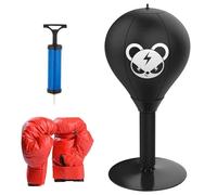 Punchingball de Mesa antiestrés，Saco de Boxeo para Escritorio con Ventosa，Pelota de Punching para liberar Rabia Juguete de Escritorio para aliviar estrés Punchingball con Abrazadera Mesa