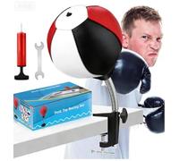 Punchingball Mesa con abrazadera de mesa, bolsa de punching de escritorio, para adultos, mini saco de boxeo Punchingball con y bomba de aire, saco de caja para casa y escritorio para aliviar el estrés