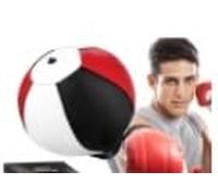 Punchingball Mesa con guantes, bolsa de punching de escritorio, saco de boxeo Funpunch con fuertes ventosas, bomba de aire, para casa y escritorio para aliviar el estrés Tisc (estilo tricolor)