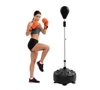 Punchingball - Pelota de boxeo para adultos, 120 cm - 160 cm, ajustable, para entrenamiento de boxeo, saco de boxeo con base, pelota de punching para adultos, entrenamiento de standboxing, Speedball