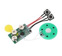 PUNELE Chip de Tarjeta de Felicitación RecordDIY Chip de Sonido de Voz Grabable de 120 Segundos Tarjeta de Felicitación Modulable de 120 Segundos 14×9×1 Chip de Tarjeta de Felicitación