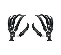 PUNELE Dedos articulados de Halloween, dedos de Halloween, mano de esqueleto de cosplay, garra de hueso, guantes de mano se adaptan a todos los tamaños de dedos, articulaciones flexibles, manos de