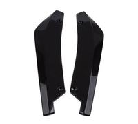 PUNICS Maletero Spoilers Wing 1 Par De Winglets Extensión De Falda Lateral Tira De Parachoques Delantero Y Trasero para Coche Difusor De Alerón Divisor Protector contra Arañazos(Black)