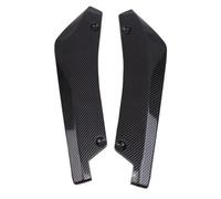 PUNICS Maletero Spoilers Wing 1 Par De Winglets Extensión De Falda Lateral Tira De Parachoques Delantero Y Trasero para Coche Difusor De Alerón Divisor Protector contra Arañazos(Carbon Fiber)