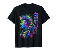 Punk británico Reino Unido Anarquía Cyberpunk Camiseta