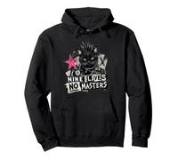 Punk Cat Nine Lives No Masters Mohawk Anarchy Sudadera con Capucha