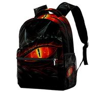 Punk Cool Dragon Dinosaur Eye School Backapck, elegante mochila para computadora portátil para mujeres y niñas, bolsa para computadora portátil para profesor, mochila informal para computadora portáti