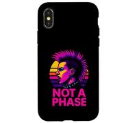Punk gay no es un orgullo arcoíris de fase. Carcasa para iPhone X/XS