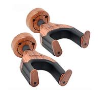 PUNK Guitar Hanger Wall Mount Hook with Auto Lock Safe for All Guitars Bass Violins Mandolins Ukulele Wood Look Design