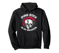 Punk Is My Religion I Punker & Anarchy para Punk Rock Sudadera con Capucha