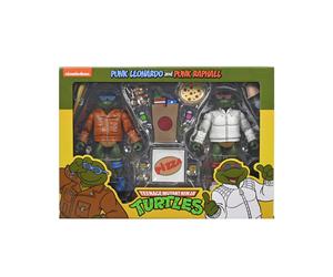 Punk Leonardo and Punk Raphael Set 2 Scale Action Figures 18cm Teenage Mutant Ni