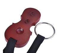 Punk madera maciza para violonchelo Endpin resto antideslizante tope Anchor pantalla en forma de violonchelo 3 agujeros soporte, Red wood