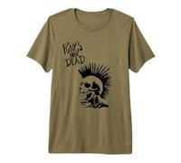 Punk no está Muerto cráneo Punk Rock Camiseta Premium
