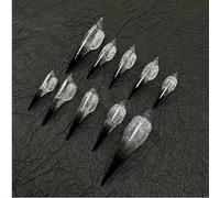 Punk Press Claw on Nails Long Stiletto Black White Gothic Style Halloween Press on Nails Reusable Thick Acrylic Cat Dragon Eagle Claw False Nails Glue on Nail (M)