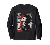Punk Rock Chica revolución Manga Larga