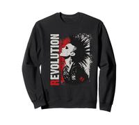 Punk Rock Chica revolución Sudadera