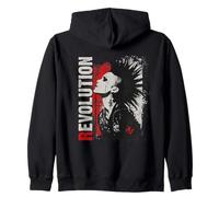 Punk Rock Chica revolución Sudadera con Capucha