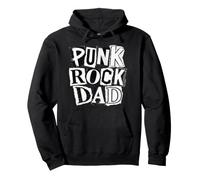 Punk Rock Dad Tattoos Punker Rocker Ska Music Band Padre Sudadera con Capucha