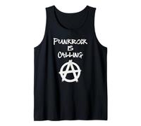 Punk Rock está Llamando, música, anarquía, Punk Camiseta sin Mangas