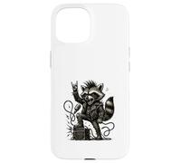 Punk Rock Mapache Etapa Furia Carcasa para iPhone 15
