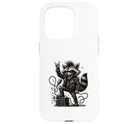 Punk Rock Mapache Etapa Furia Carcasa para iPhone 15 Pro
