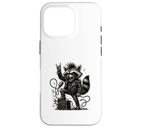 Punk Rock Mapache Etapa Furia Carcasa para iPhone 16 Pro