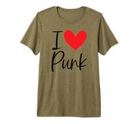 Punk Rock Me Encanta Punk Punker Rocker Años 80 90 Plaid Street Oi Camiseta Premium