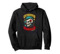 Punk Rock Música Cráneo Anarquista - Ni Dios ni Maestro Sudadera con Capucha