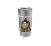Punk Rock Vintage Renacimiento Arte Estilo Punk's Not Dead Vaso térmico de acero inoxidable de doble pared