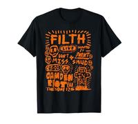 Punk Rocker Band EMO Anarquía Gótico Británico Retro Aspecto Camiseta