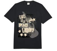 Punk Rocker Band EMO Anarquía Gótico Británico Retro Aspecto Comfort Colors Adult Heavyweight T-Shirt