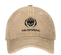 Punk The Off Logo Negro Gorra de béisbol Lavada Banda de música Rock Camionero Papá Hombre Deporte al Aire Libre Adulto Gorra Snapback a Prueba de Sol