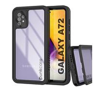 Punkcase Funda impermeable para Galaxy A72 [serie extrema] [ajuste delgado] [certificado IP68] [a prueba de golpes] [a prueba de suciedad] [a prueba de nieve] para Galaxy A72 (6.7 pulgadas) (2021)