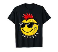 Punker - Iro Anarquía Guitarras Punk Rebeldes Camiseta