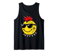 Punker - Iro Anarquía Guitarras Punk Rebeldes Camiseta sin Mangas