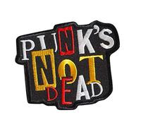 Punks NOT Dead, Exploited, Sum 41, Blink 182, The Offspring, Black Flag, Punk Rock, Heavy Metal, Ramones, My Grave Demonic - Accesorio de recuerdo bordado para planchar