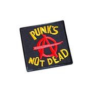Punks NOT Dead, Exploited, Suma 41, Blink 182, The Offspring, Black Flag, Punk Rock, Heavy Metal, Ramones, My Grave Demonic3 bordado de hierro en apliques de recuerdo