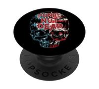 Punks Not Dead Punk Rock USA Flag Disco de Vinilo LP Skull PopSockets PopGrip Adhesivo
