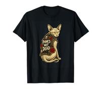 Punks Not Dead Sphynx Cat Punk Rock Cita Camiseta