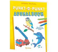 Punkt-zu-Punkt-Ausmalbuch (gelb): Verbinde die bunten Punkte und gestalte dein eigenes Malbuch! - 32 Motive mit Überraschungseffekt - Für Kinder ab 5 Jahren