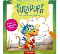 Punkt-zu-Punkt-Malblock: 32 pupslustige Motive (Furzipups)