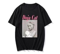 PUNMdrf66 Doja Cat Singer T-Shirt Black XL