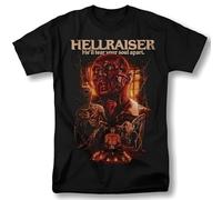 PUNMdrf66 Hellraiser Pinhead Movie Poster T-Shirt Black XXL