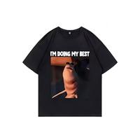 PUNMdrf66 I'm Doing My Best Marcus The Worm T Shirts Black M