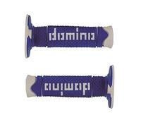 Puño Agarres de goma para manillar de Motocross, Pitbike, Enduro, Trial, MX, Freeride (Azul)