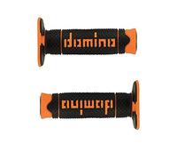 Puño Agarres de goma para manillar de Motocross, Pitbike, Enduro, Trial, MX, Freeride (Naranja)