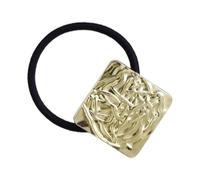 Puño de cola de caballo de metal, sujetadores para el cabello dorado | Corbatas geométricas de cola de caballo de puño de colas de caballo,Diadema de cola de caballo, puño de cabello dorado a m