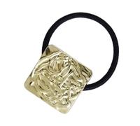 Puño de cola de caballo dorado, puños de pelo para colas de caballo | Titular de cola de caballo Brazalete geométrico para cola de caballo | Elásticos para el pelo para niñas, diadema de cola